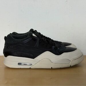 Nike Air Jordan 4 RM Black Light Bone Sneakers FQ7939-001 Men’s Size 10.5